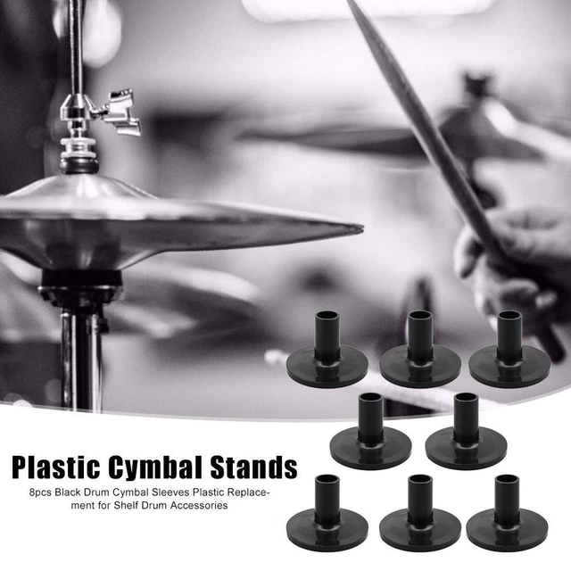 8pcs/set Drum Cymbal Sleeves Plastic Drum Cymbal Stands Replacement Accessories