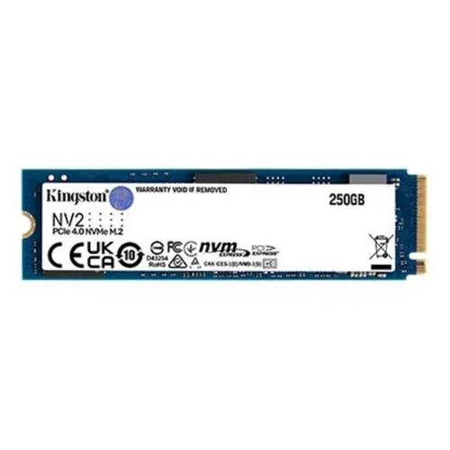 Kingston NV2 250GB M.2 NVMe Internal SSD PCIe Gen 4 - Up to 3000MB/s Read - Up