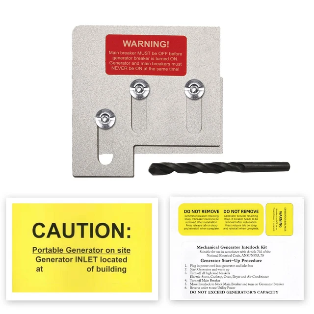 Interlock Kit for SD200A Panel and Generators Durable and Reusable Solution