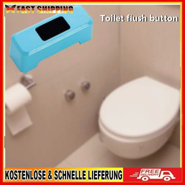 Valvola di scarico WC portatile senza contatto pulsante di scarico automatico forniture bagno