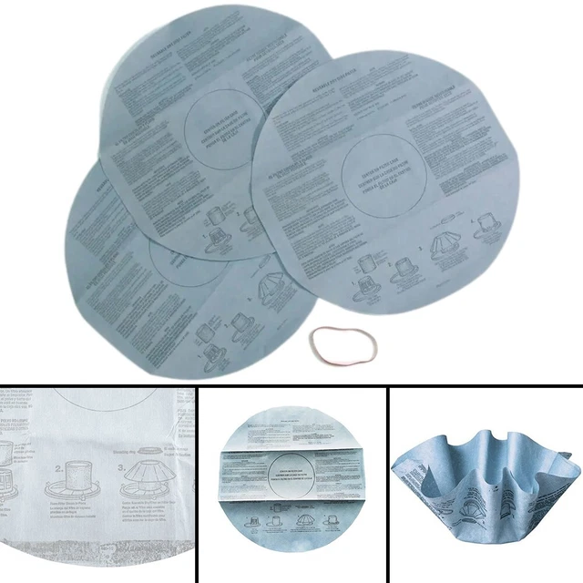 Durable Paper Bags 3pcs Household Spare Parts Vacuum Cleaner Wet/Dry 90137 3