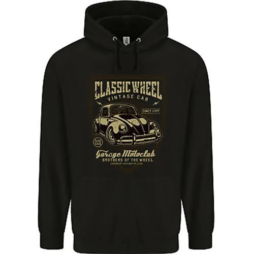 Classic Wheel Motorcycle Motorbike Biker Childrens Kids Hoodie