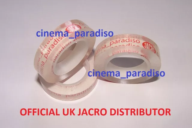 Jacro Super 8 Film Splicing Tape Roll - Original Quality - Unperforated