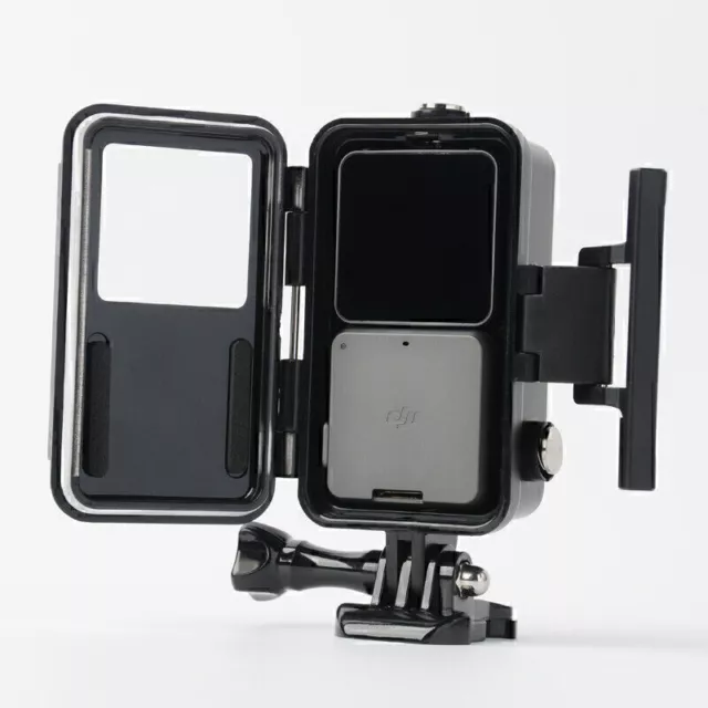 60M Underwater Black Housing Dive Shell Waterproof Case For DJI Action 2 Camera