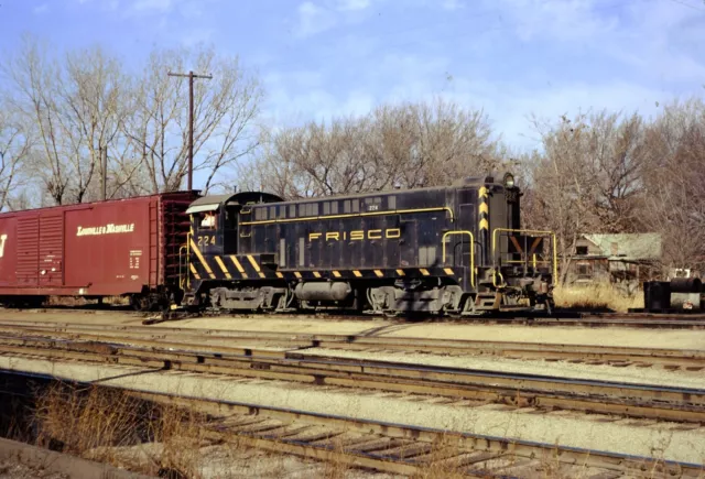 SLSF 224, Original Kodachrome Slide, at Kansas City, KS in July 1967.