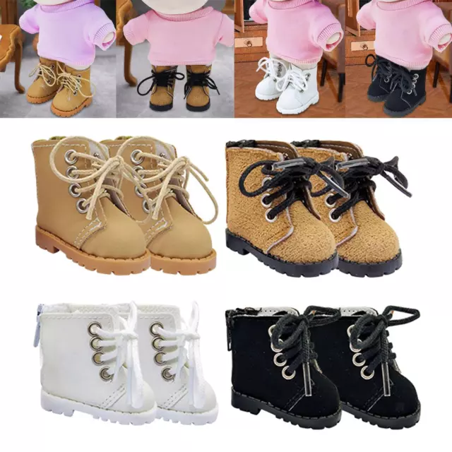 1 Paar 1/6 Puppenschuhe, Kinderspielzeug, handgefertigte Stiefel für 20 cm