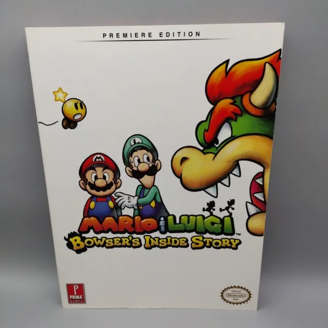 Mario & Luigi: Bowser's Inside Story Prima Premiere Edition Guide No Poster