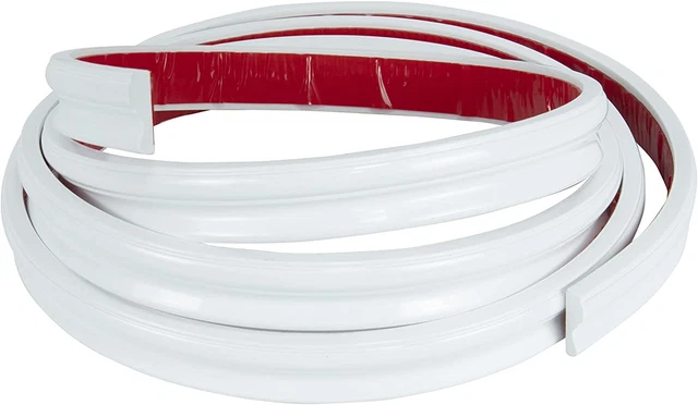 Borde de moldeo flexible, borde de pared de 118 pulgadas, tira de masilla pelada y palo para cabina