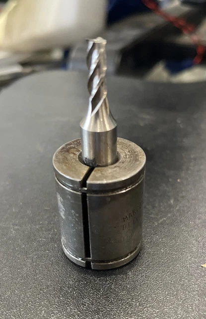 Marcellus 3/8" Round Bushing for Turret Lathe Toolholders, 1" OD