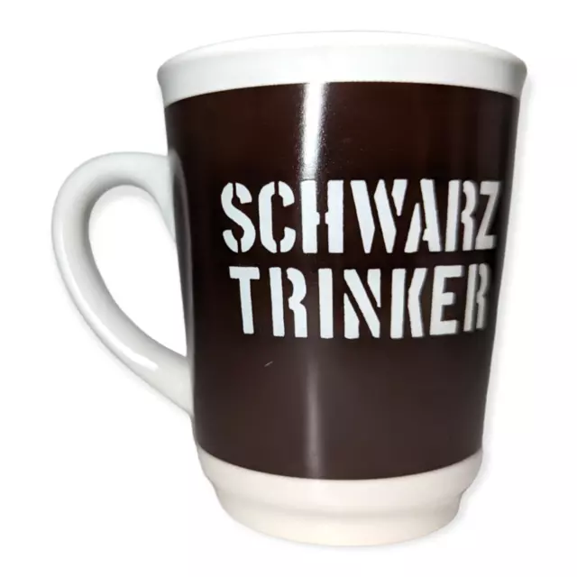 McCafe Schwarz Trinker Tasse Tee Pott Cup Becher McDonalds Braun 2010 Sammeln