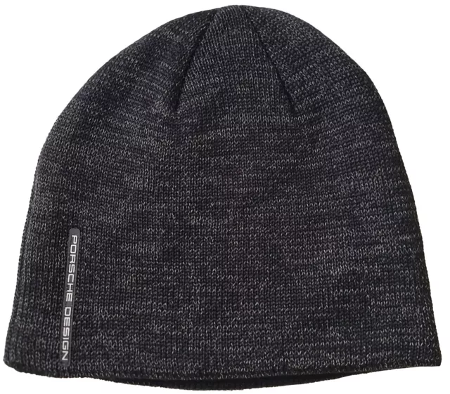 Porsche Design Herren Winter Mütze Cuffless Beanie Schwarz