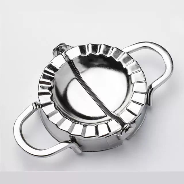 Dumpling Mould Turnover Stainless Steel DIY Press Gyoza Dough Kitchen 2