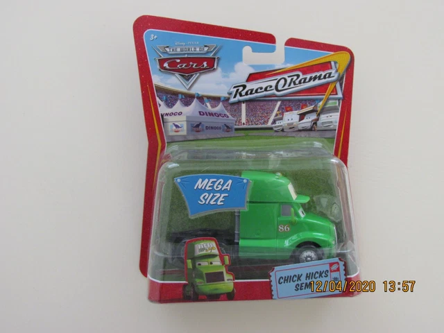 Disney Pixar Cars 2 CHICK HICKS SEMI CAB #8 HTB MEGA SIZE RACE O RAMA Hot CB-Y