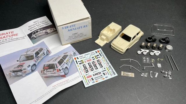RENAULT 5 TURBO PHILIPS MONTE CARLO / TOUR DE CORSE 1983 DECAL 1/43e MINI RACING
