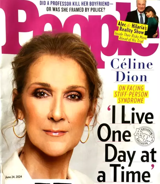 PEOPLE MAGAZINE JUNE 24, 2024 CELINE DION Alec Hilaria Baldwin Show