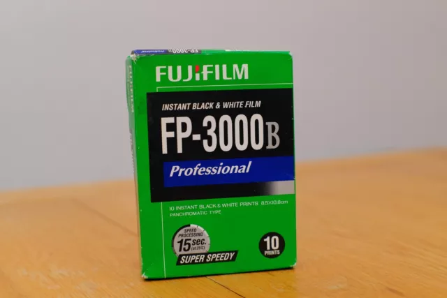 Fujifilm FP-3000B Black & White Instant Film Unopened Sealed Exp MARCH 2014