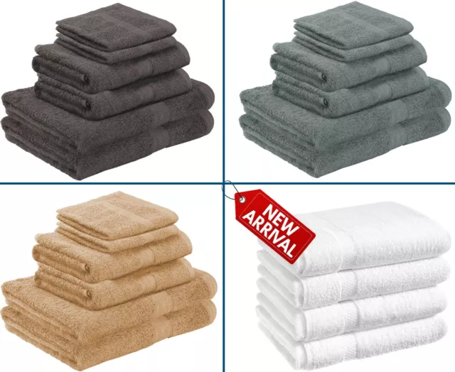 Luxury 100% Egyptian Cotton Towel Bale Set 500 Gsm Hand Bath Towel Jumbo Sheet