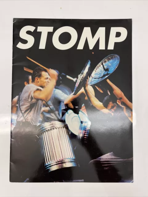 STOMP Off-Broadway Musical DANCE PERCUSSION Show SOUVENIR PROGRAM Worldwide 1996