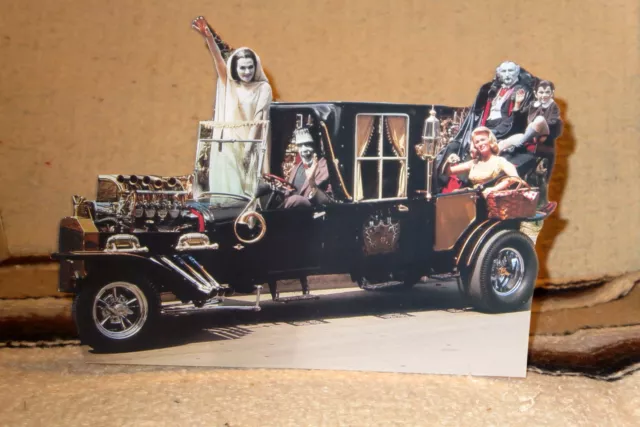 The Munsters W-Koach TV Show Figure Tabletop Display Standee 10" Long