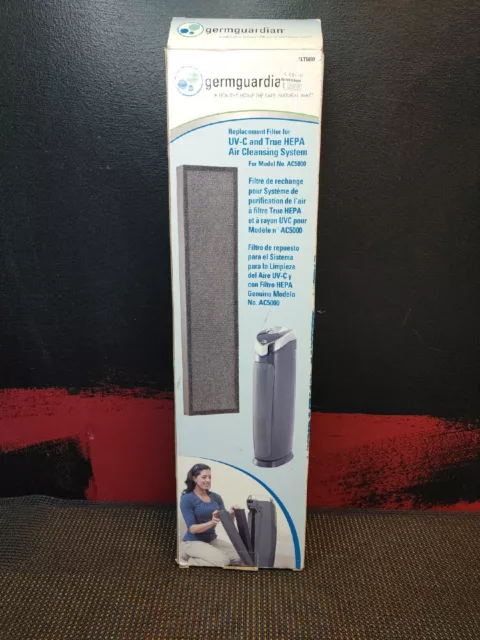 GermGuardian Air Purifier Filter FLT5000 GENUINE HEPA Replacement Filter Size C