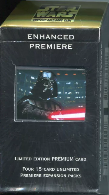 Star Wars CCG Enhanced Premiere Sealed Deck Darth Vader With Lightsaber