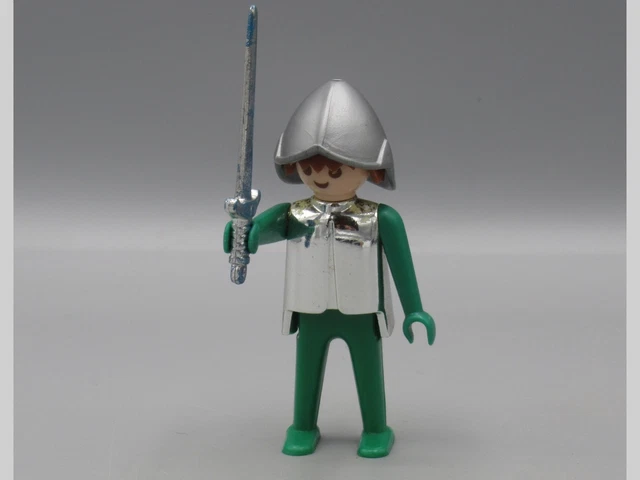 PLAYMOBIL FEMME VINTAGE VERT ET BLANC