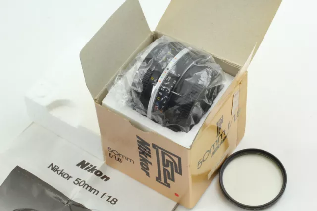 [Near MINT+3 In Box] Nikon AIS Ai-S Nikkor 50mm f/1.8 MF Standard Prime Lens JPN