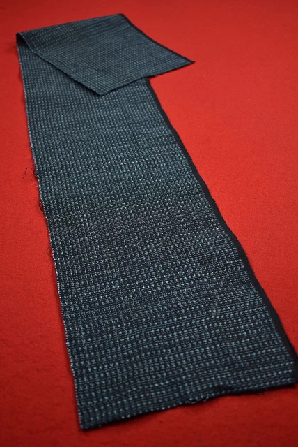 Vintage Japanese Fabric Cotton Antique Boro Patch Indigo Blue KASURI 35"/MM35/40