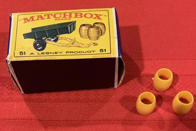 Voiture Miniature Matchbox Série N°51 Trailer - Modèle Occasion, Bon état Général