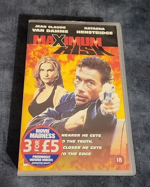 Maximum Ris Film (M) MAXIMUM RISK VHS Jean Claude Van Damme. Big Box Rental. £2.00 ...
