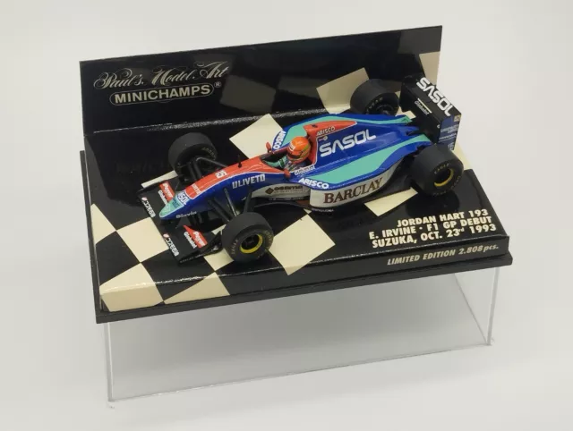 F1 Minichamps 1/43 Jordan Hart J193 Irvine Suzuka Gp 1993