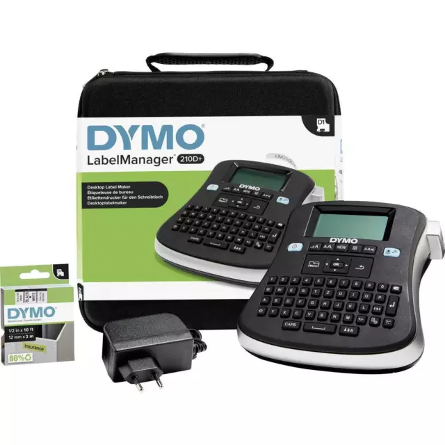 DYMO LabelManager 210D+ Beschriftungsgerät Geeignet für Schriftband: D1 6 mm, 9