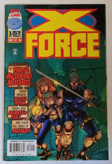 X Force #64  (Marvel 1997 Series) Nos 9.4+ Nm Grade, John Francis Moore Story!!
