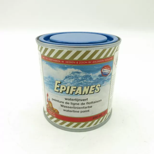 0,25 litri Epifane colore linee d'acqua azzurro vernice barca blu 250 ml vernice