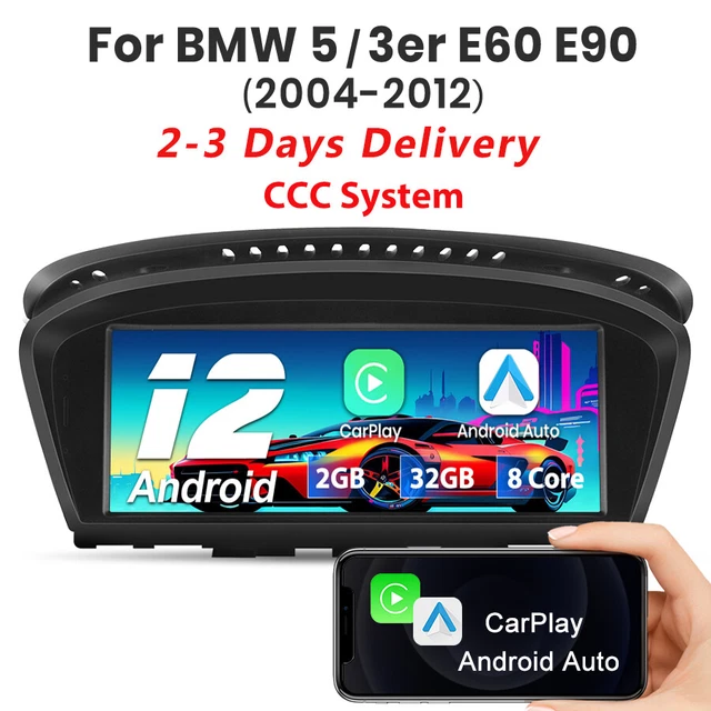 CarPlay For BMW 5er E60 E61 E63 E64 E90 E91 E92 CCC Car Radio GPS Sat Navi 2+32G