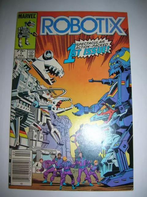 Marvel Robotix #1 comic book 1986 bagged boarded