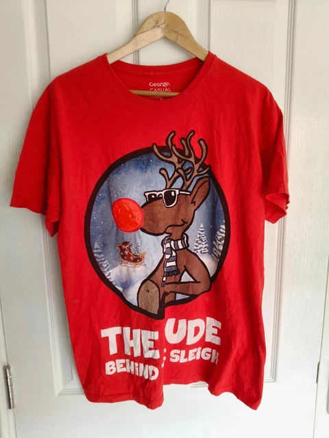 CAMISETA ROJA 'RENO de Navidad' Talla XL EUR 1,13 PicClick ES