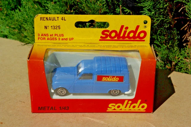 La Renault 4 Fourgonnette F6 EDF GDF En Miniature De Solido Verem Au 1 43e 13164