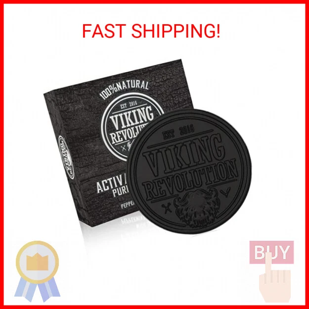 Viking Revolution Activated Charcoal Soap for Men w/Dead Sea Mud – Men’s