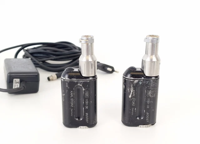 2X KARL STORZ 11301-DE Batterie-Lichtquelle LED Clickanschluss ...