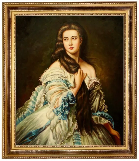 Ölbild Madame Rimsky Korsakov -Franz Winterhalter Ölgemälde HANDGEMALT 50x60cm