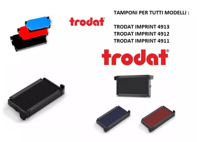 Cuscinetto d'inchiostro per Timbri TRODAT  cartuccia di ricambio, tampone TRODAT