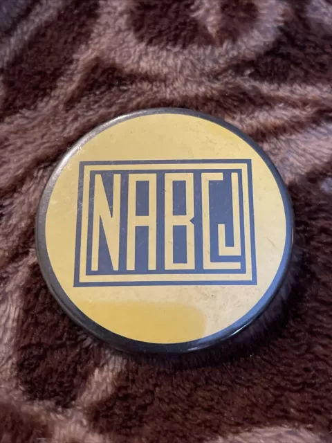 Vintage NABCJ Lapel Button Pin (CC)