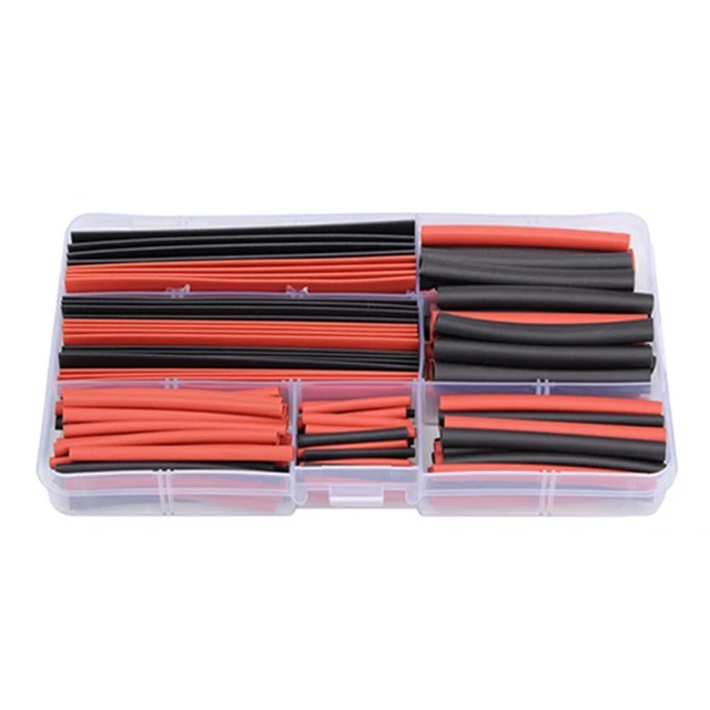 Kit tubi termoretraibili versatile 150 pz fornisce un'efficace protezione dei fili