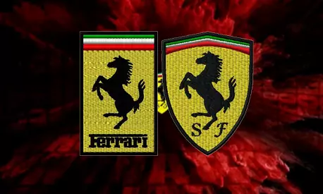 Patch ricamata Toppa Ferrari Cavallino logo Italia toppa