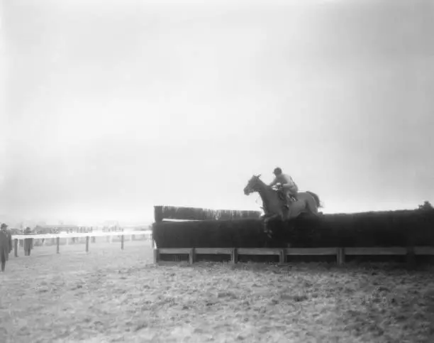 Pat Taaffe And Arkle At Newbury Racecourse Berkshire 1964 Old Photo