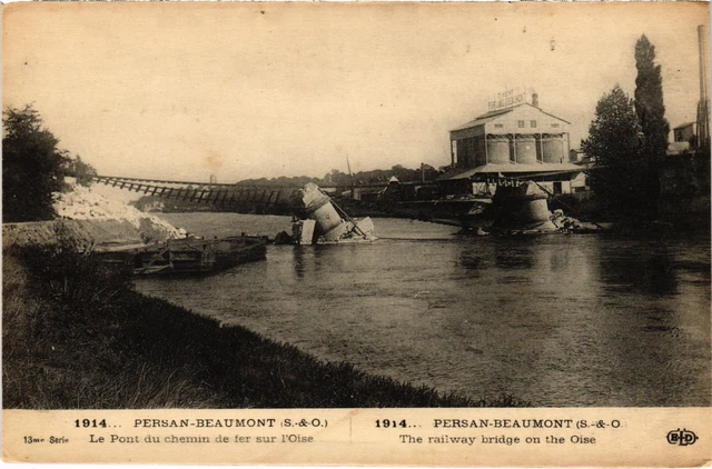 CPA Persan Le pont du chemin de fer (1317757)