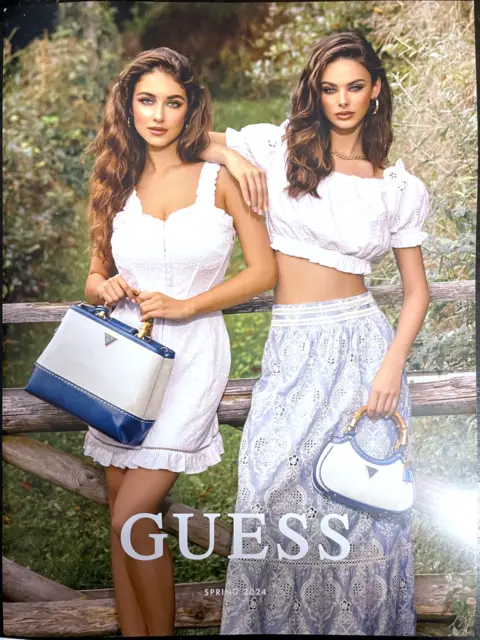 GUESS SPRING 2024 catalog #393 Accessories lookbook BIG 23x31cm 38pg sexy NEW