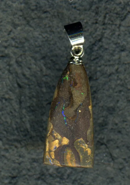N°270-Pendentif d'Opale boulder d'Australie (Queensland) de 6,70 carat