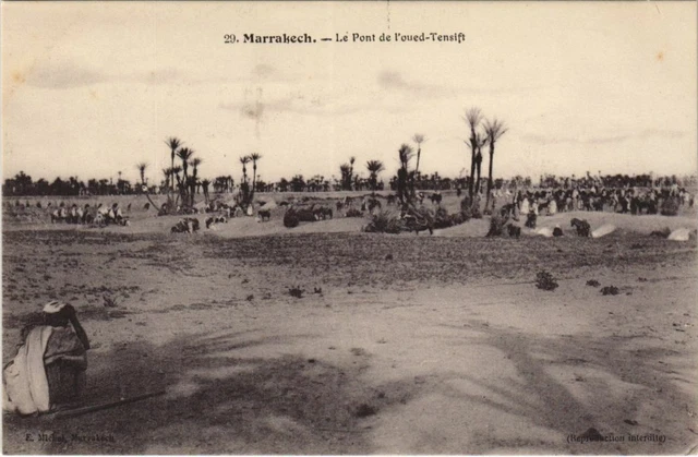 CPA AK Marrakech - Marrakesh - Le Pont de l'Oued-Tensift MOROC (1082820)